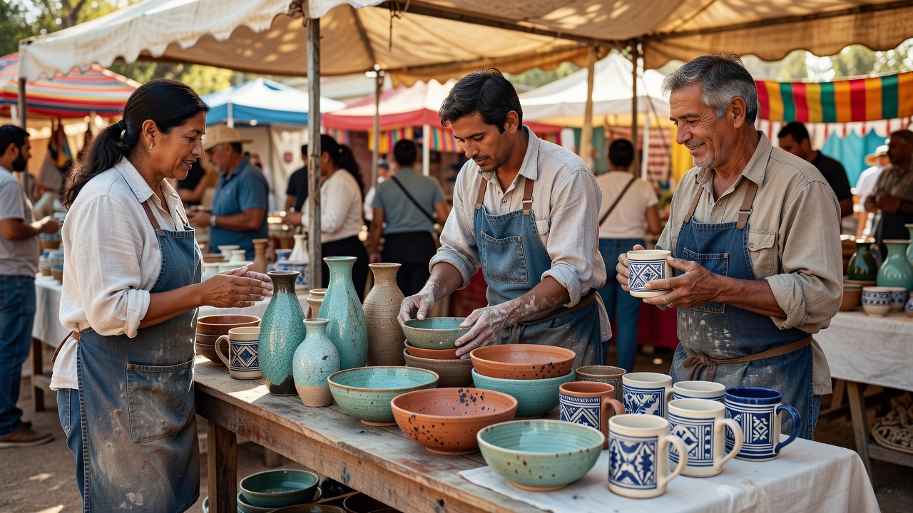 Talora Artisans Unveil New Ceramics at Regional Fair